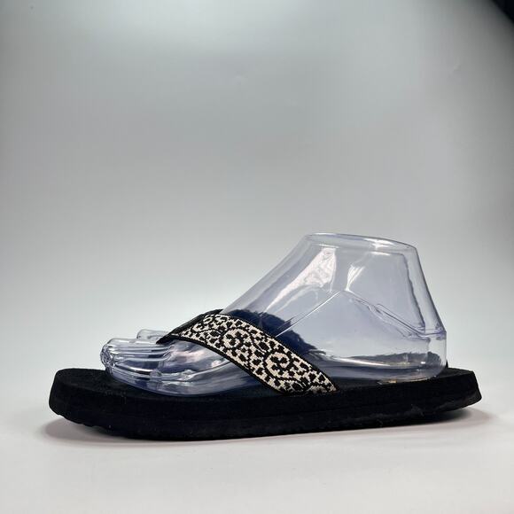 Teva Mush II Black Lightweight Comfort Flip Flops Sandals 4198 Women’s Size 8 - Picture 4 of 8